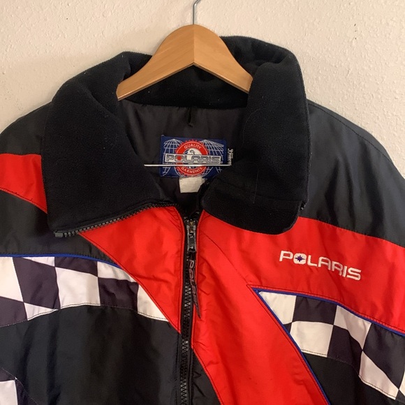 Vintage Polaris Indy Checkered Coat - Picture 2 of 9